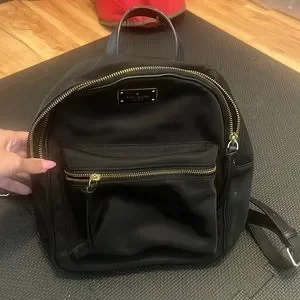 kate spade | Bags | Black Kate Spade Mini Backpack With Gold  display picture 2